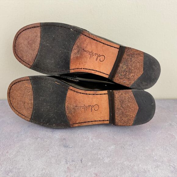 Cole Haan Shoes Womens Size 7 B Tassel Loafers Slip On Brown Shiny D29965 - Picture 7 of 15